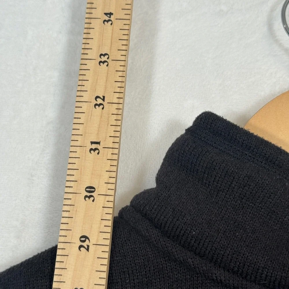 The North Face Black Quarter Zip Sweater XL